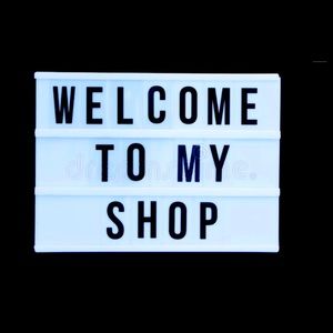 Welcome to my shop!